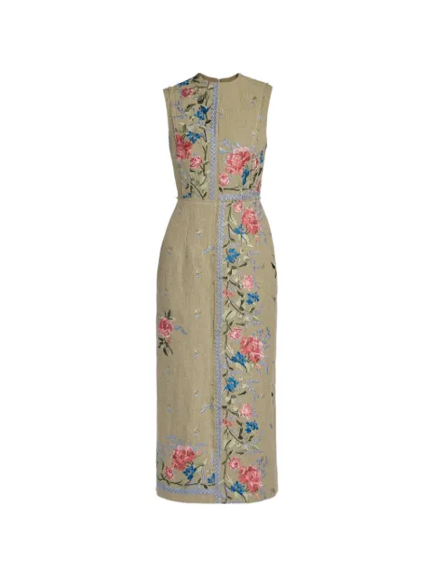 ERDEM linen midi dress