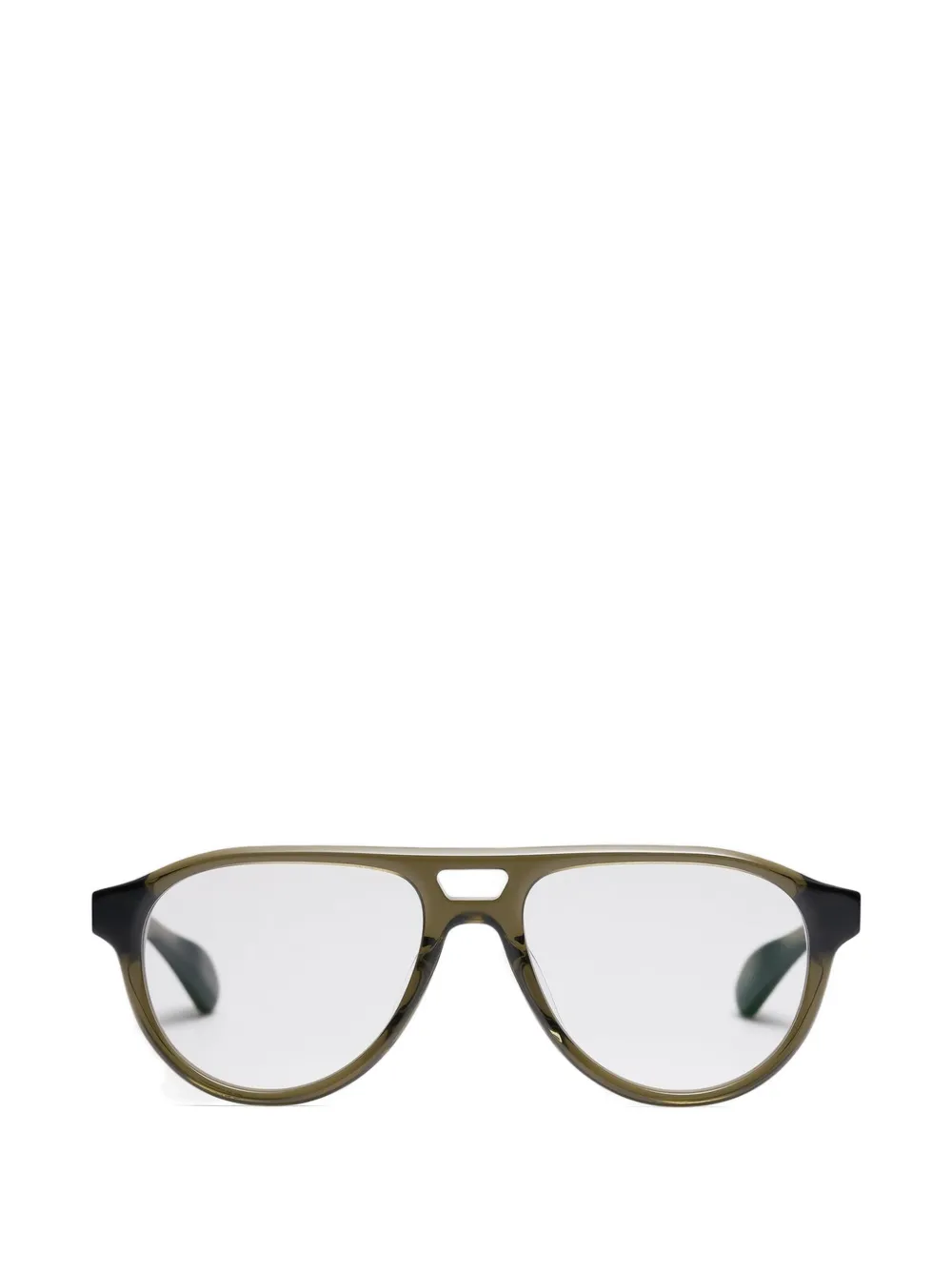Peter And May Yan pilot-frame glasses - Verde