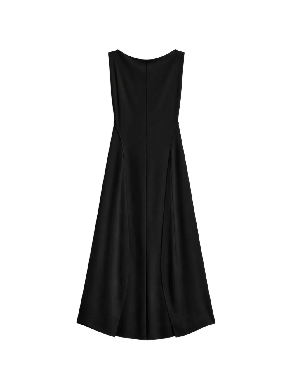 Theory draped midi dress - Nero