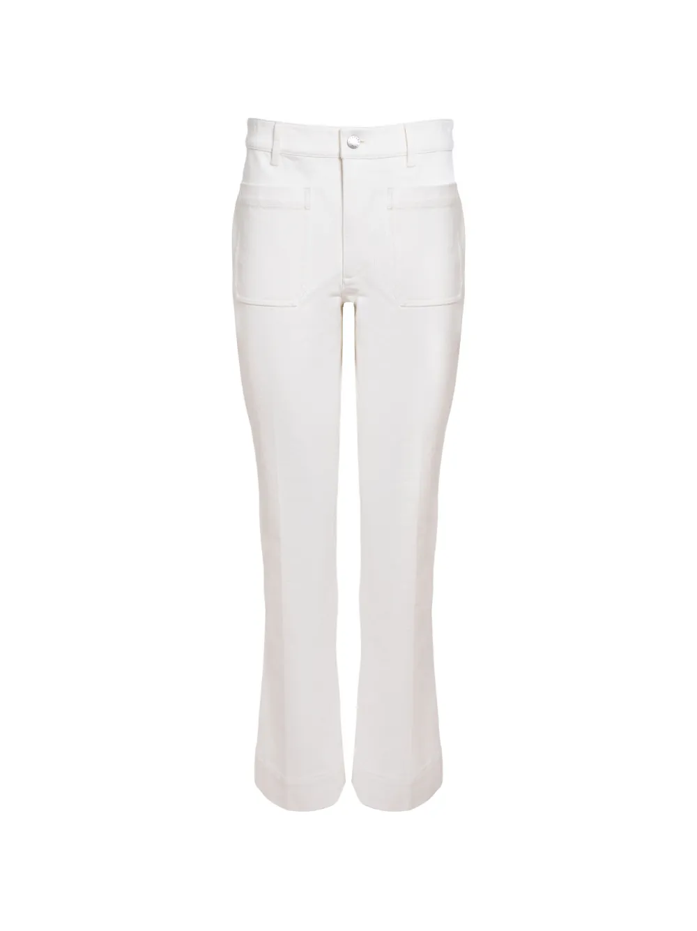 Tanya Taylor Nicole cropped jeans - Bianco