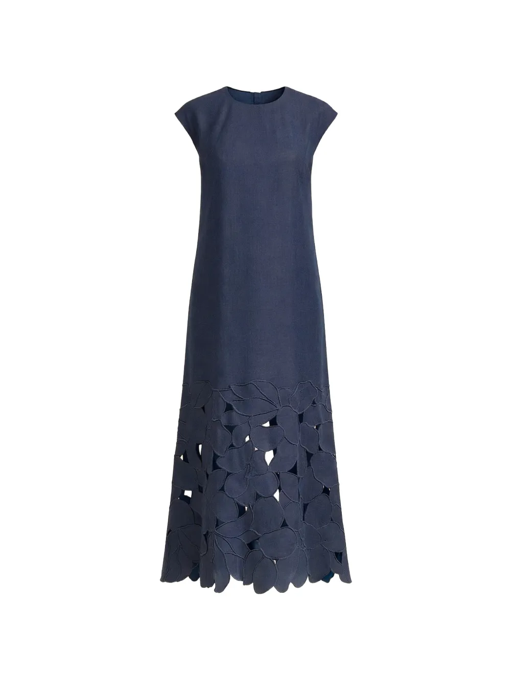 Sachin & Babi Sabette floral laser-cut midi dress - Blu