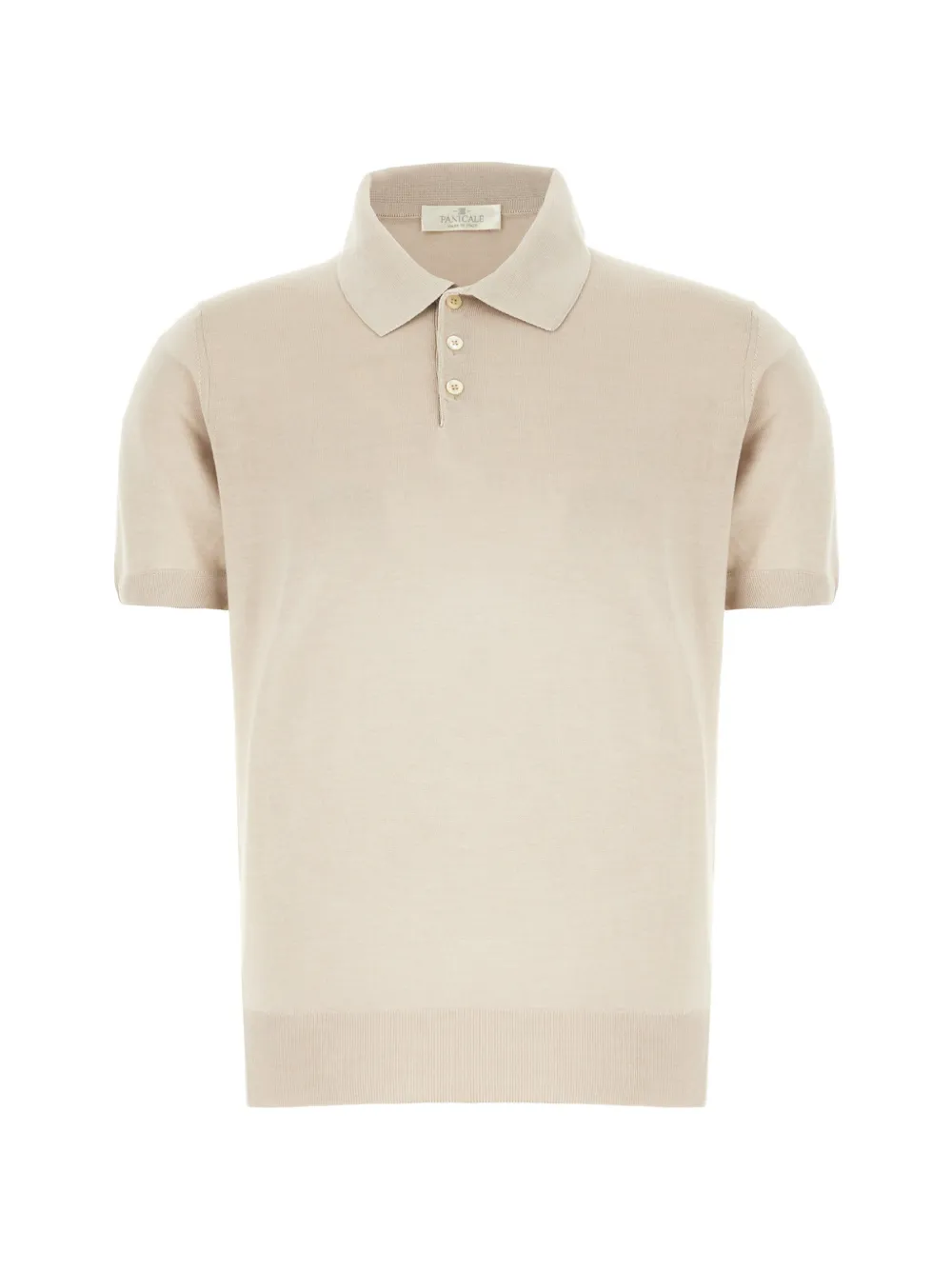 PANICALE fine-knit silk polo shirt - Toni neutri