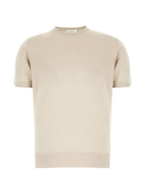 PANICALE fine-knit silk T-shirt 
