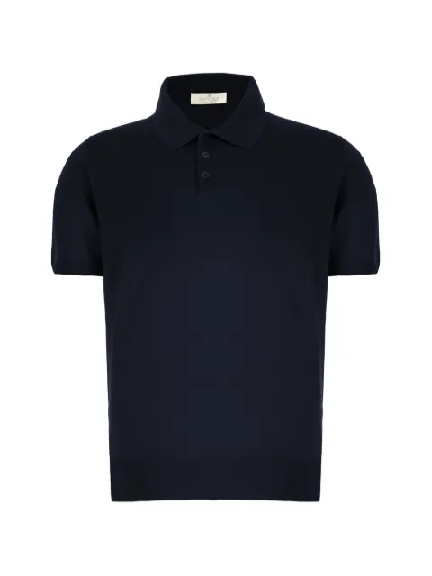 PANICALE short-sleeve silk polo shirt