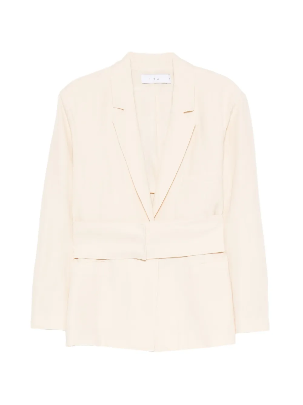 IRO belted peak-lapel single-breasted blazer - Toni neutri
