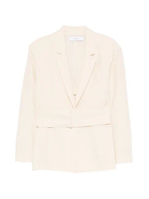 IRO belted peak-lapel single-breasted blazer
