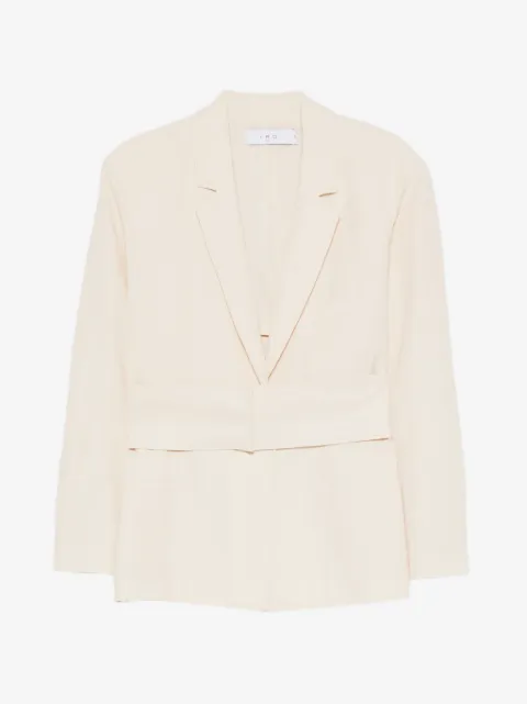 IRO belted peak-lapel single-breasted blazer