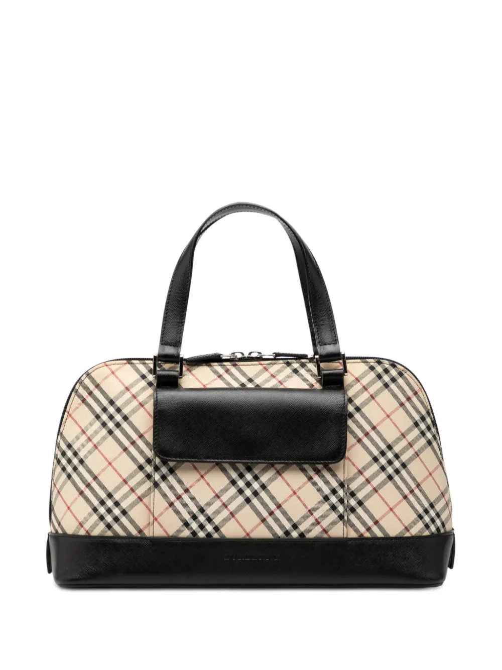 Burberry Pre-Owned 2000-2017 Nova Check Canvas handbag - Nude