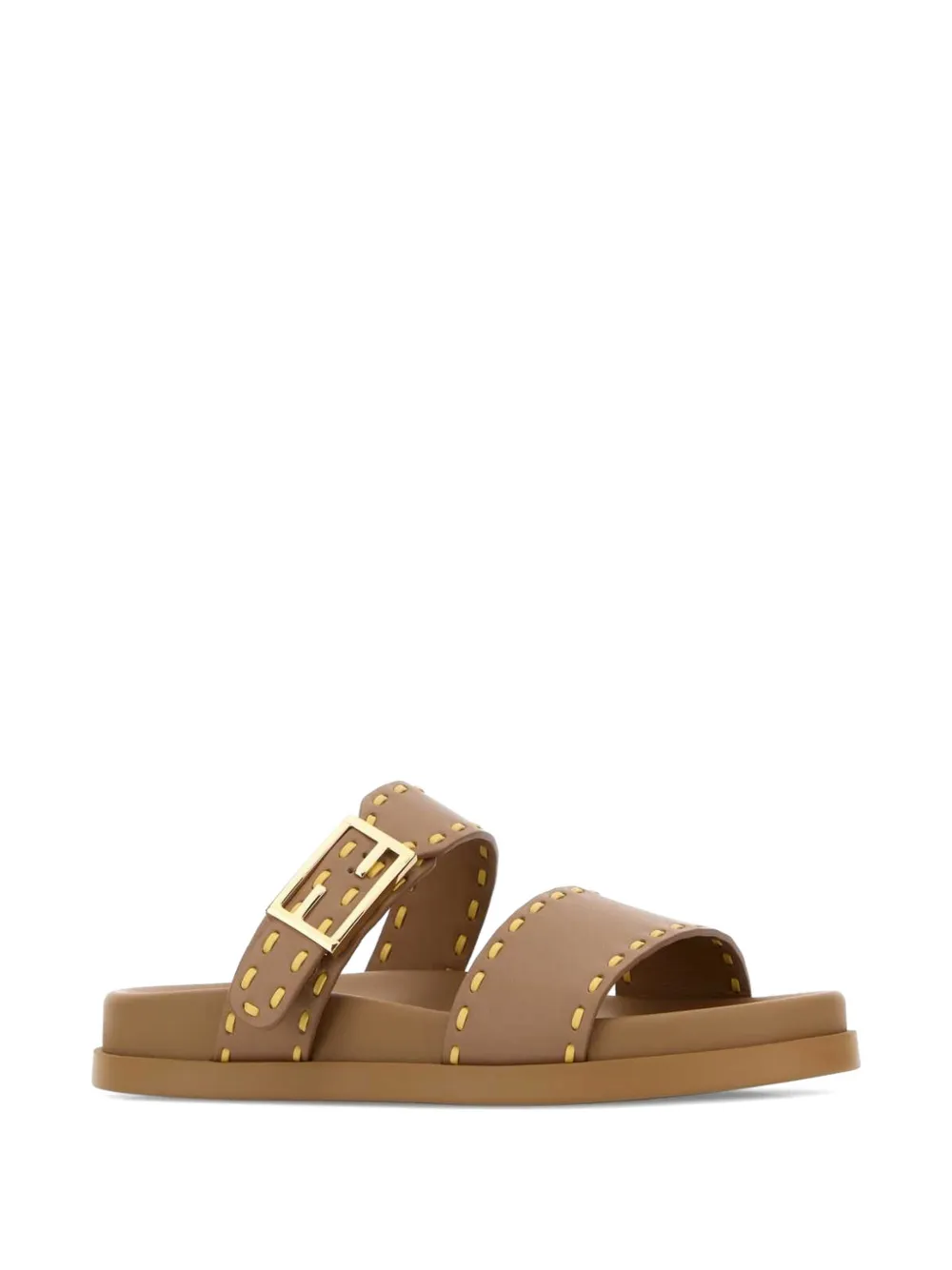 FENDI Feel buckle slippers Bruin