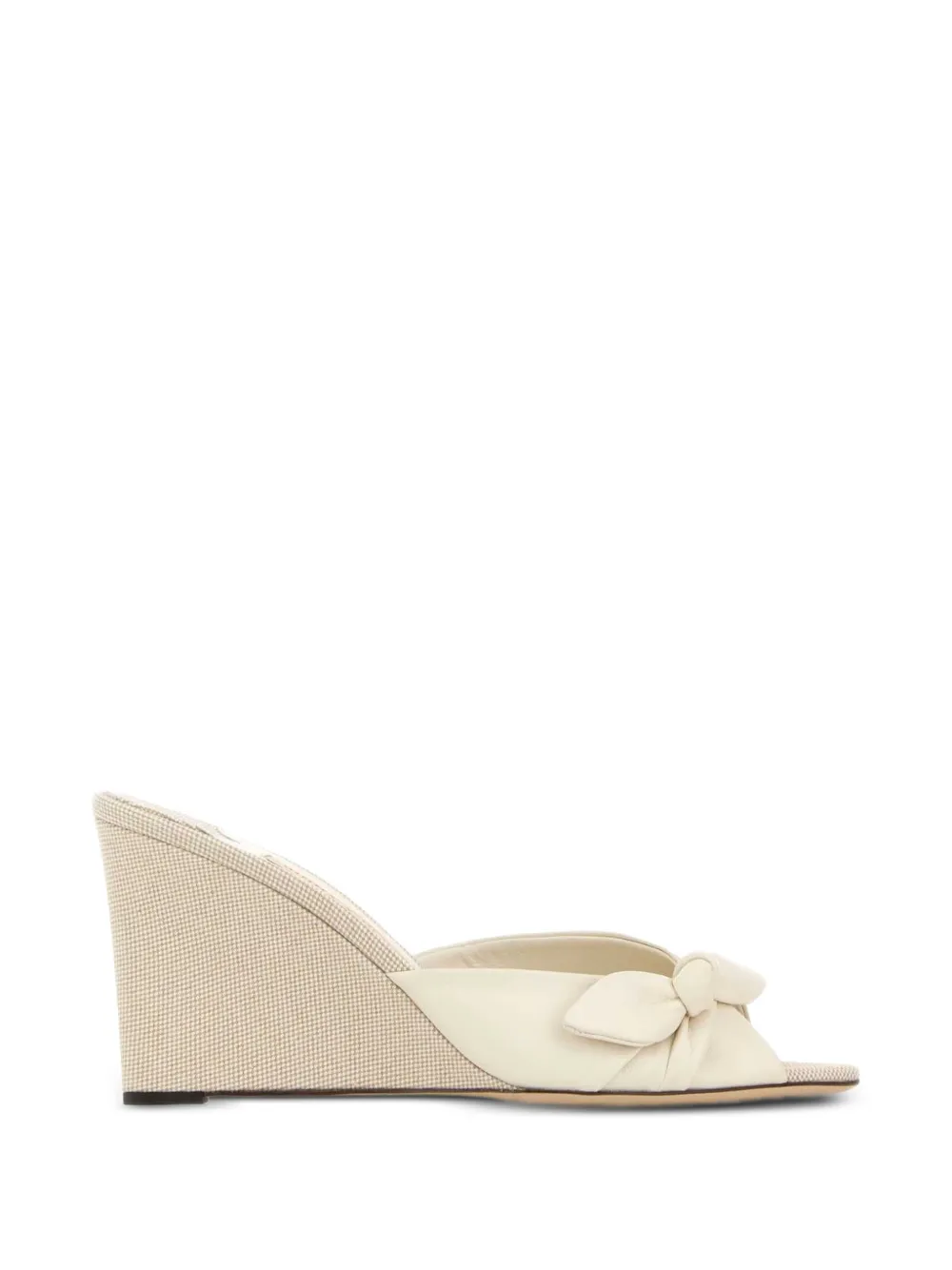Jimmy Choo Livi sleehakken met strik Beige
