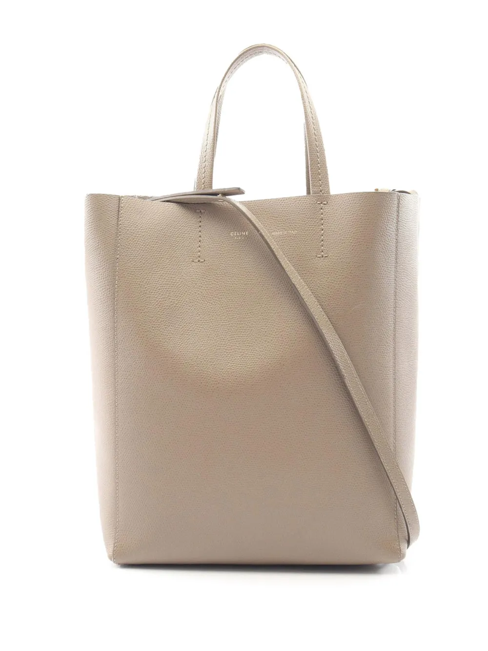 Celine Pre-Owned 2010-2026 Small Grained Calfskin Vertical Cabas satchel - Toni neutri