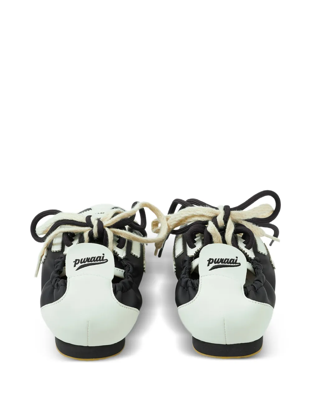 Puraai Lion elasticated sneakers Zwart