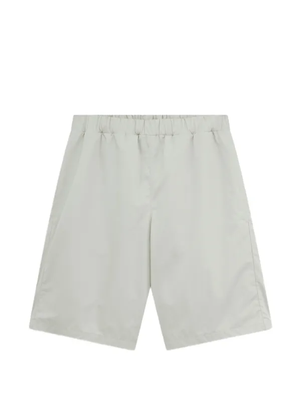 Rier Elasticated Cotton Shorts in Grey