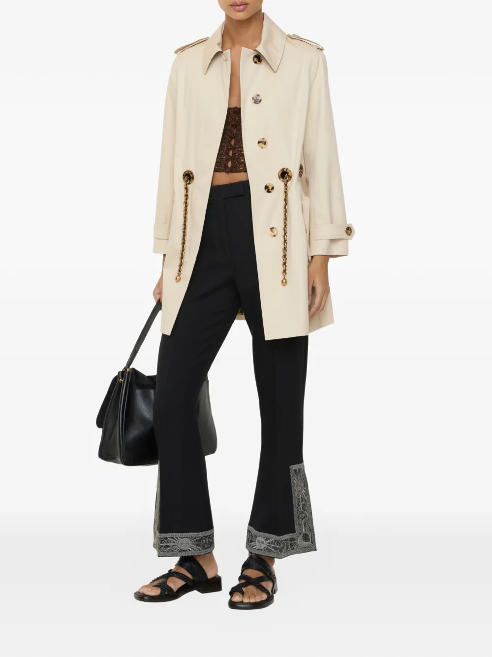 Burberry Stonehaven gabardine jas Beige