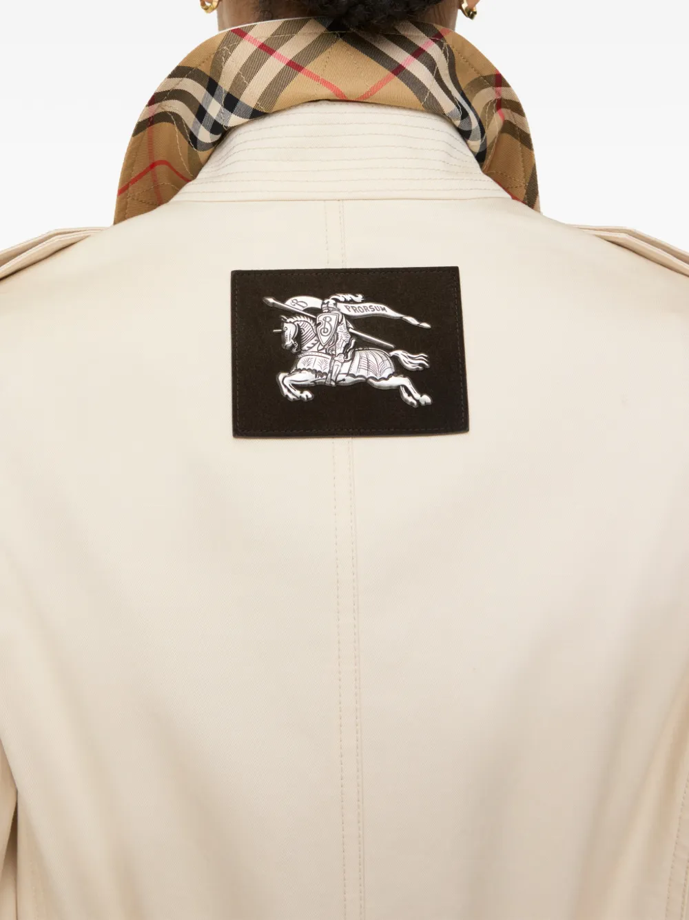 Burberry Stonehaven gabardine jas Beige