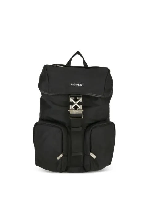 Off-White logo buckle backpack