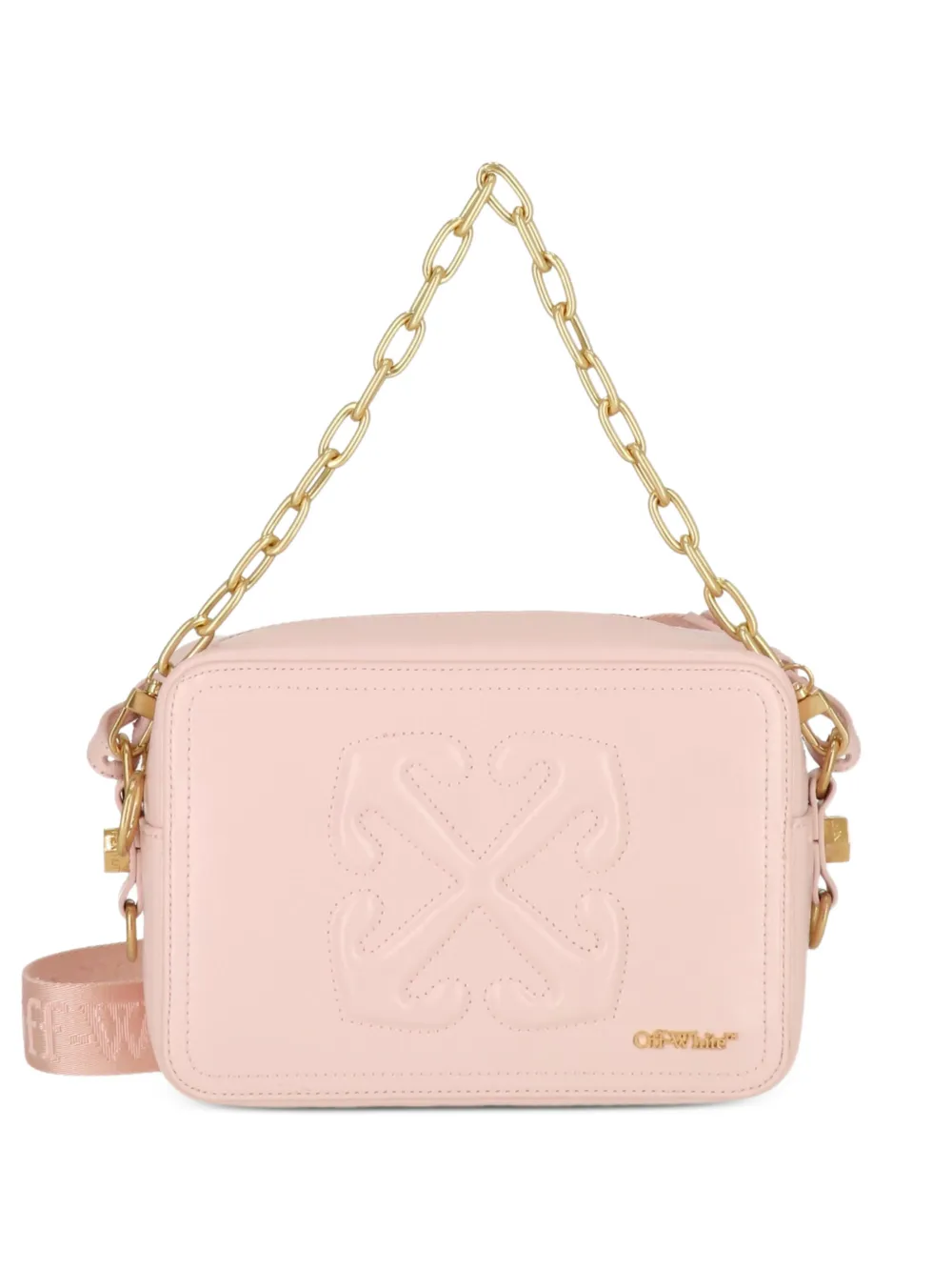 Off-White chain-link crossbody bag - Rosa