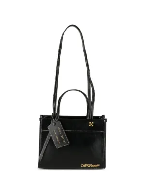 Off-White レザー トートバッグ | ブラック | FARFETCH JP