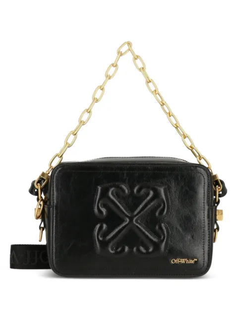 Off-White ロゴ エンボスショルダーバッグ