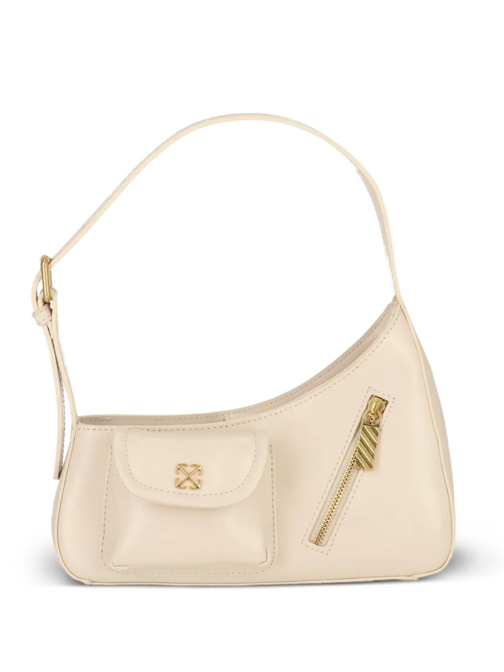 Off-White Arrows-plaque pocket-detail shoulder bag - Toni neutri
