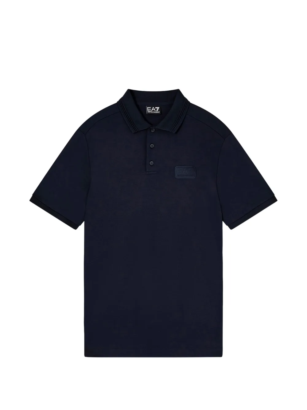 Ea7 Emporio Armani short-sleeved polo shirt - Blu