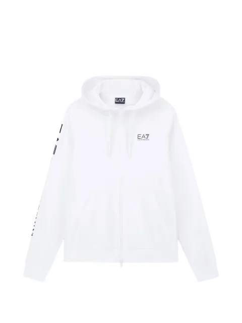 Ea7 Emporio Armani hooded zip sweatshirt