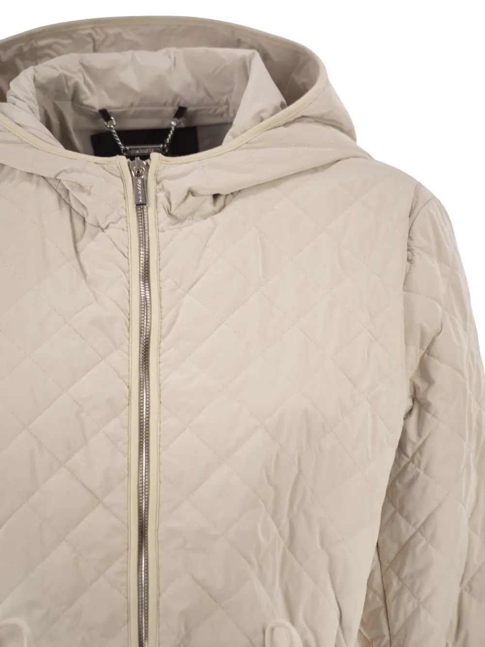 Moorer Gevoerd jack met capuchon Beige