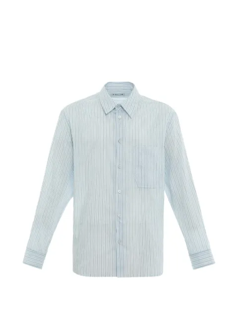 SOLID HOMME striped cotton shirt