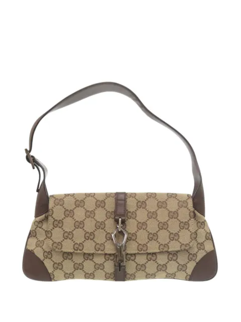 Gucci Pre-Owned 2000-2015 GG Jackie O Flap Schultertasche aus Canvas