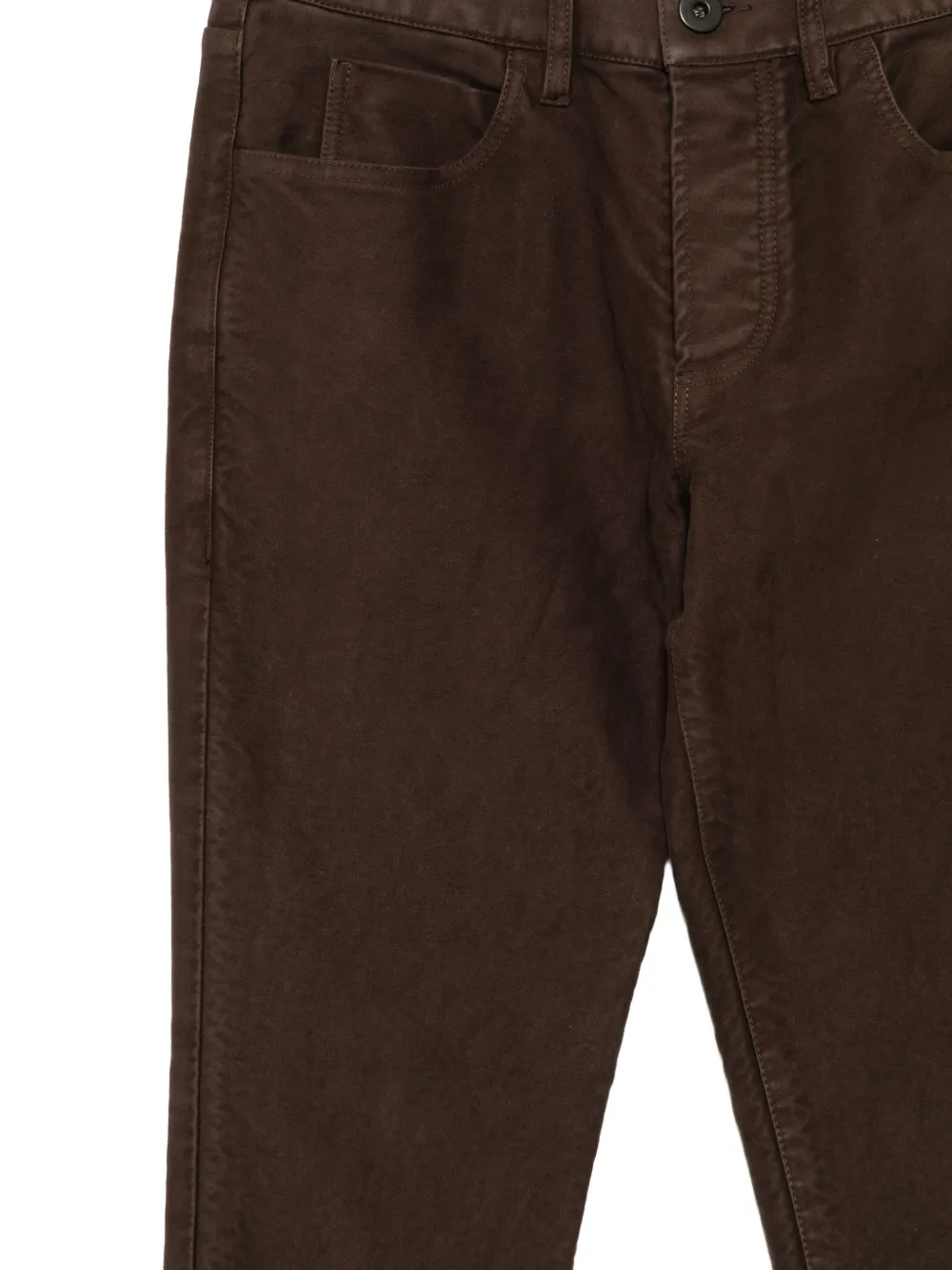 James Perse Moleskin broek met vijf zakken Bruin