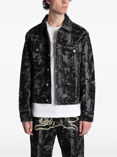 Billionaire Boys Club - Ice Cream Tree Camo graphic-print denim jacket
