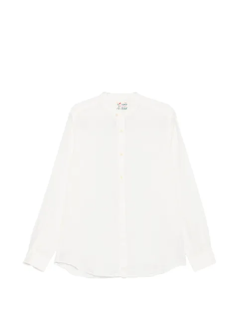 MC2 Saint Barth Naxos mandarin-collar long-sleeved shirt