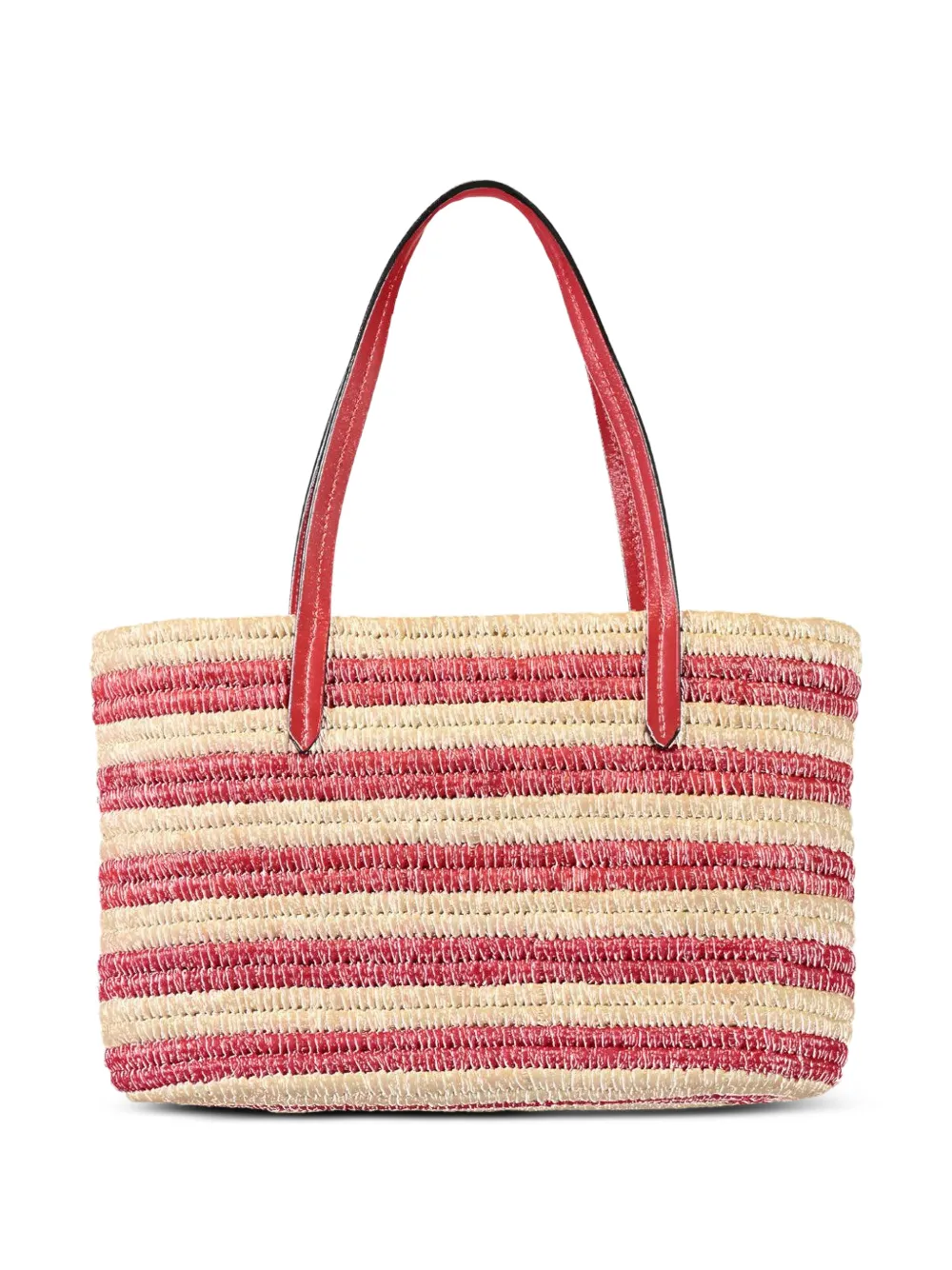 Poolside Capri striped tote bag - Toni neutri