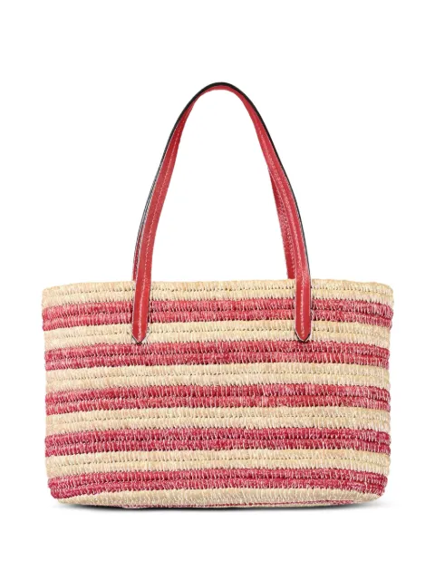 Poolside Capri striped tote bag