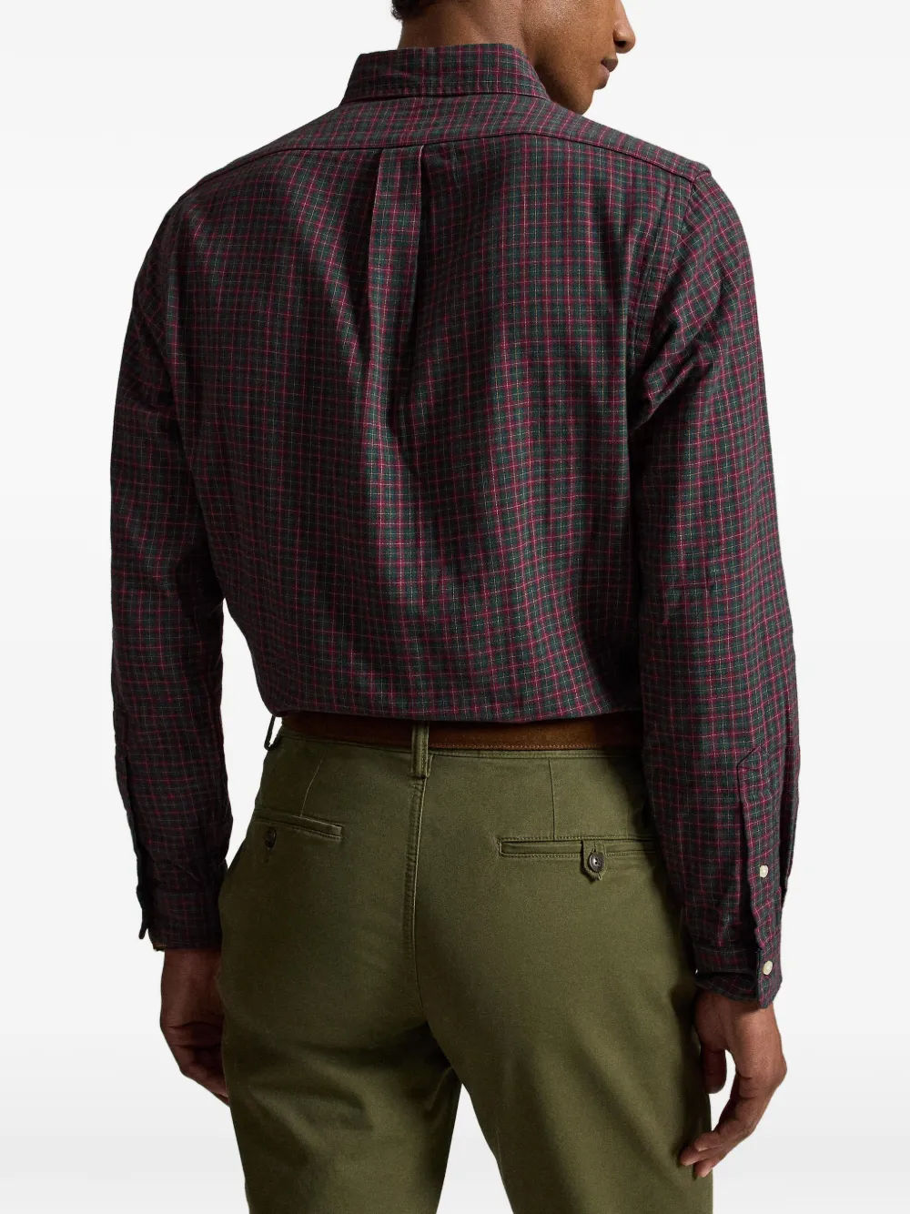 Polo Ralph Lauren Geruit overhemd Groen