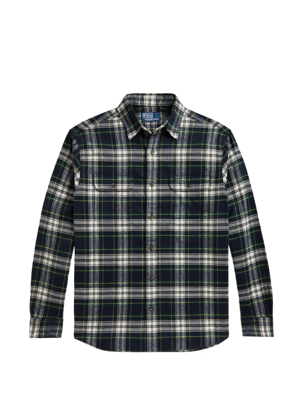 Polo Ralph Lauren Classic-fit Plaid Flannel Workshirt In Blue