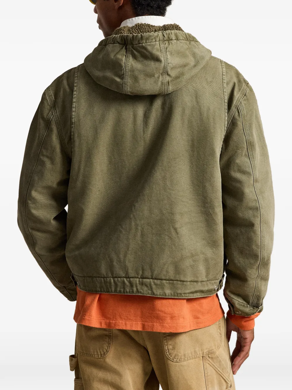 Polo Ralph Lauren Canvas jack met capuchon Groen