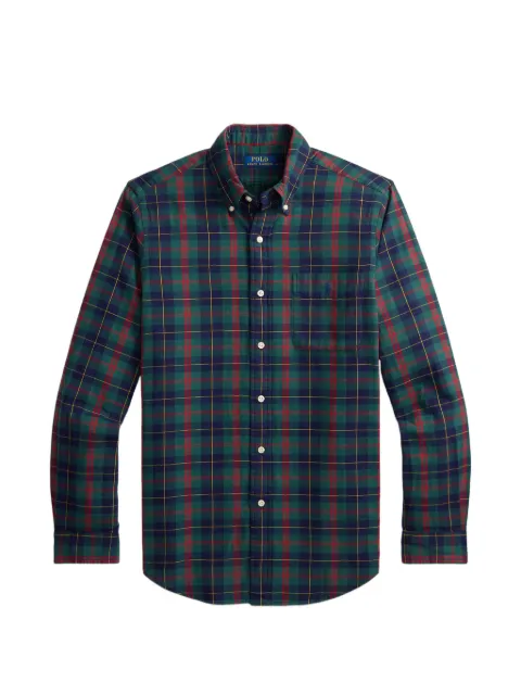 Polo Ralph Lauren Camisa xadrez Oxford Custom-Fit
