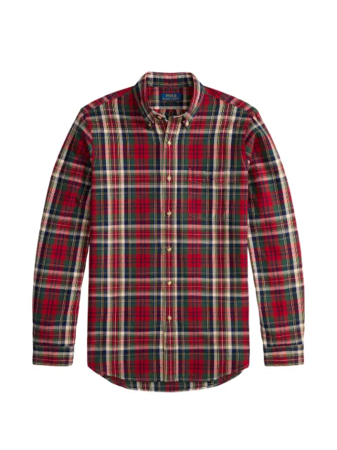 Polo Ralph Lauren chemise Oxford brossée à carreaux