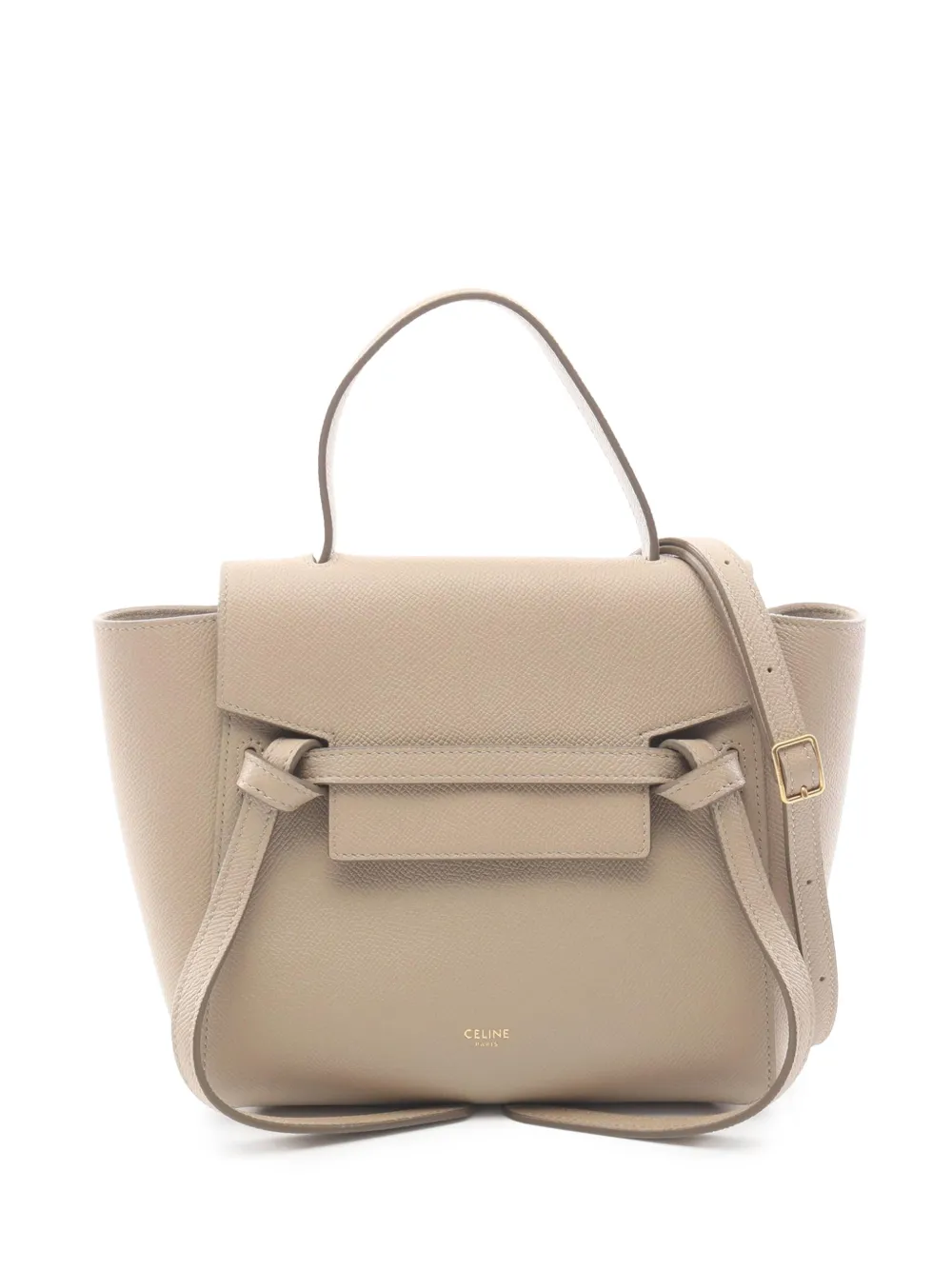 Celine Pre-Owned 2010-2026 Nano Grained Calfskin Belt Bag satchel - Toni neutri