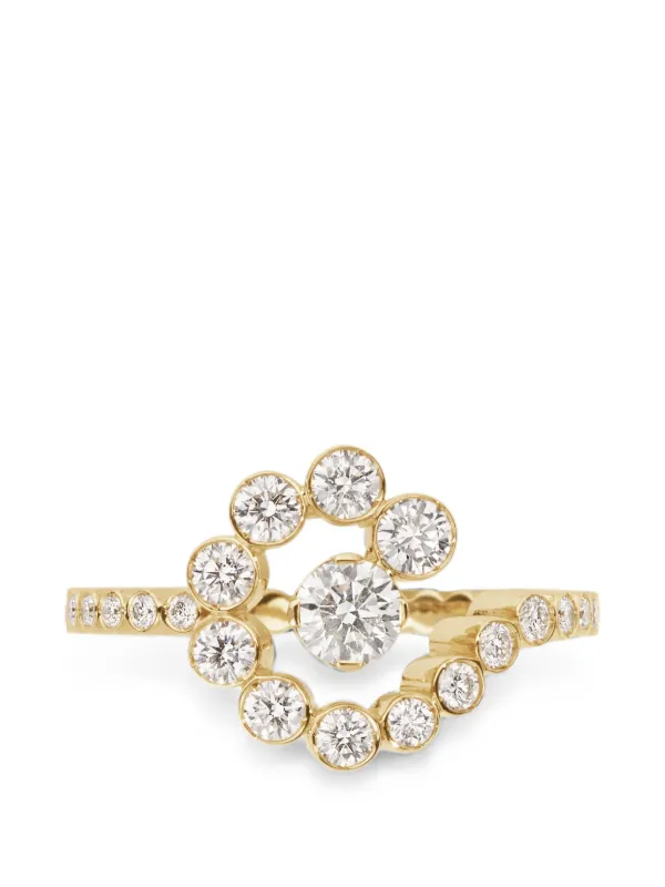 Sophie Bille Brahe Escargot Diamond Ring in Gold