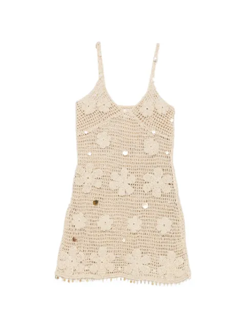 Asta Resort Delilah hand-crochet mini dress