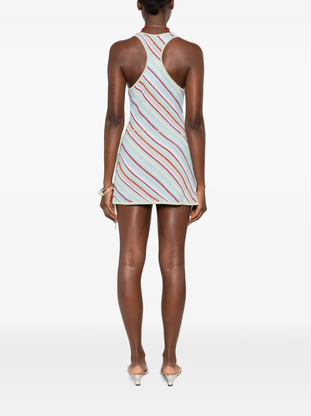 Asta Resort Lila mini-wikkeljurk Blauw