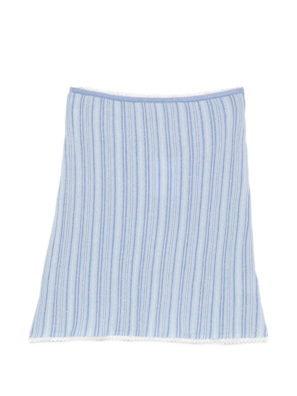 Asta Resort Cleo striped midi skirt - Blu