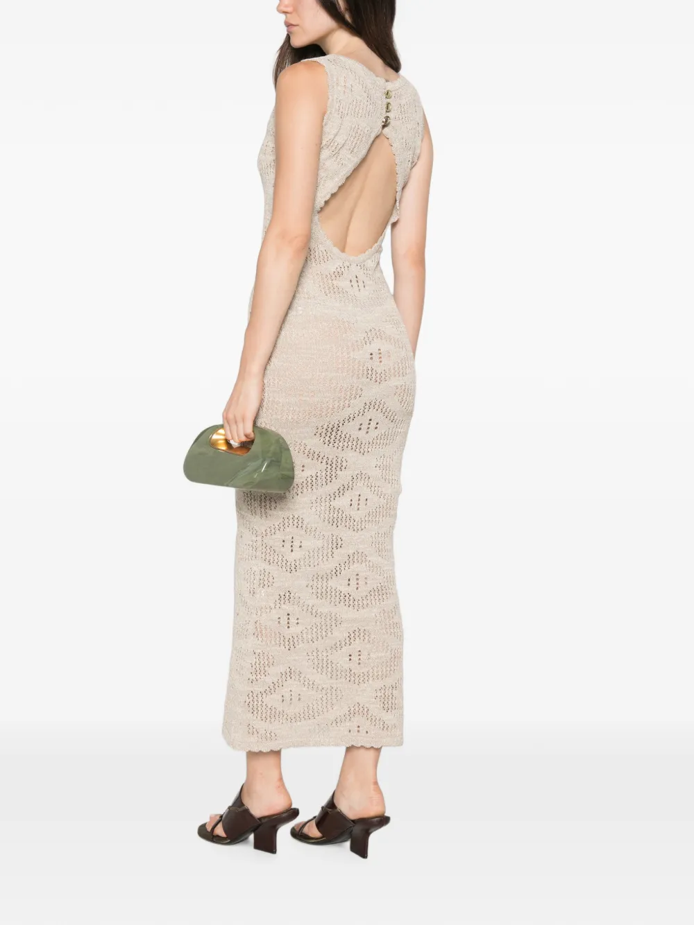 Asta Resort Eve jurk Beige