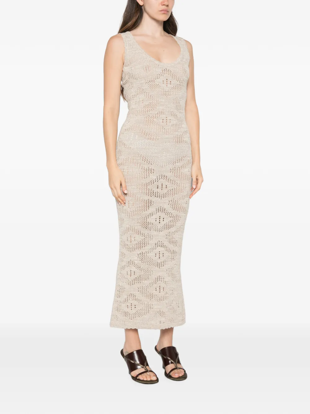Asta Resort Eve jurk Beige