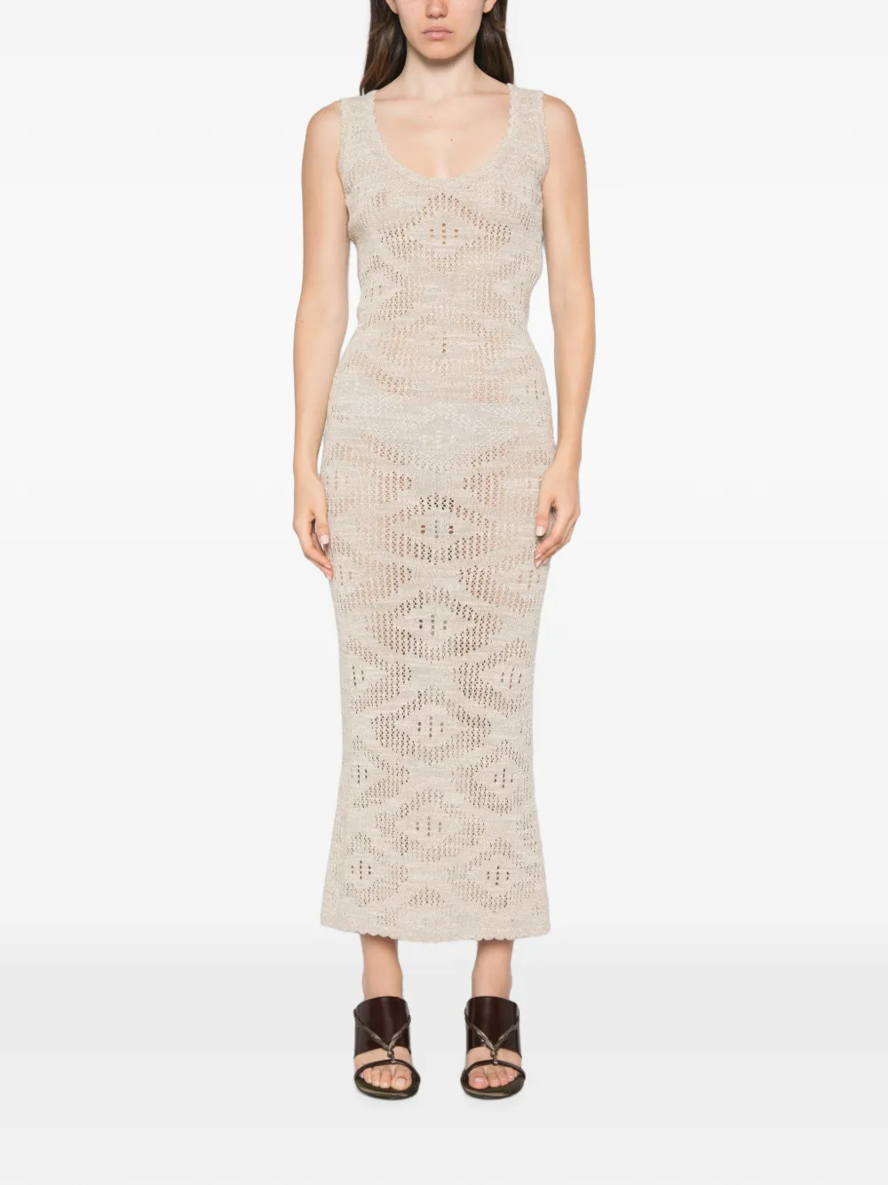 Asta Resort Eve jurk Beige