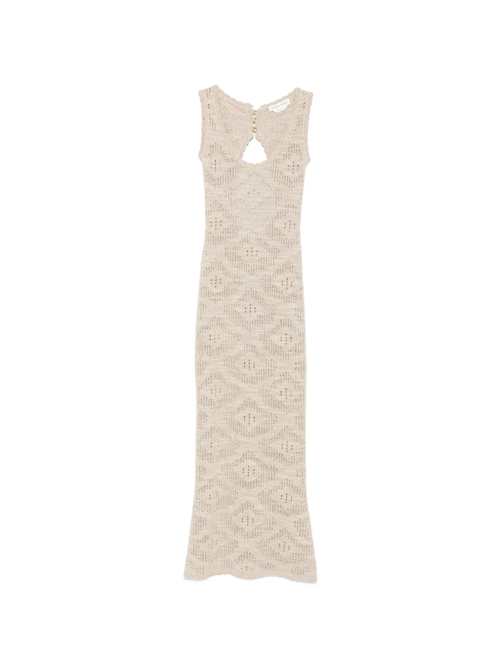 Asta Resort Eve crochet-knit dress - Neutrals