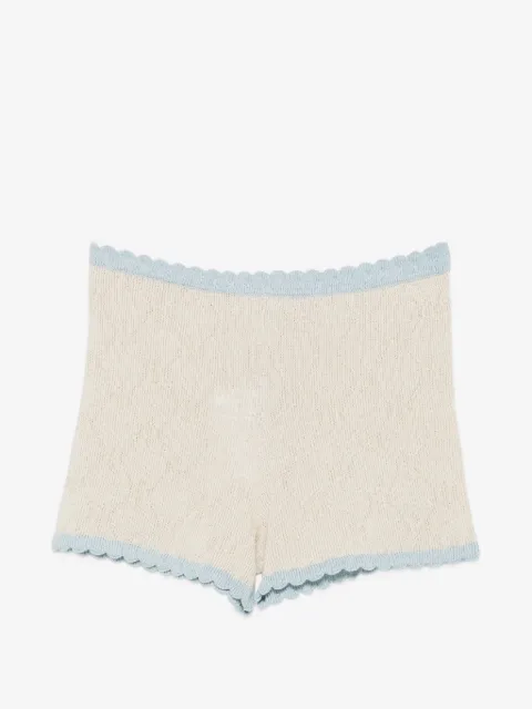 Asta Resort Millie scalloped-trim shorts