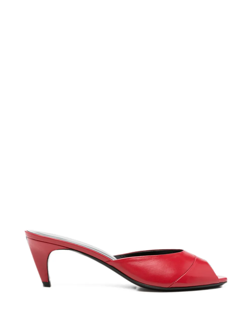 Jude Cave Peep-toe Sandals In Red